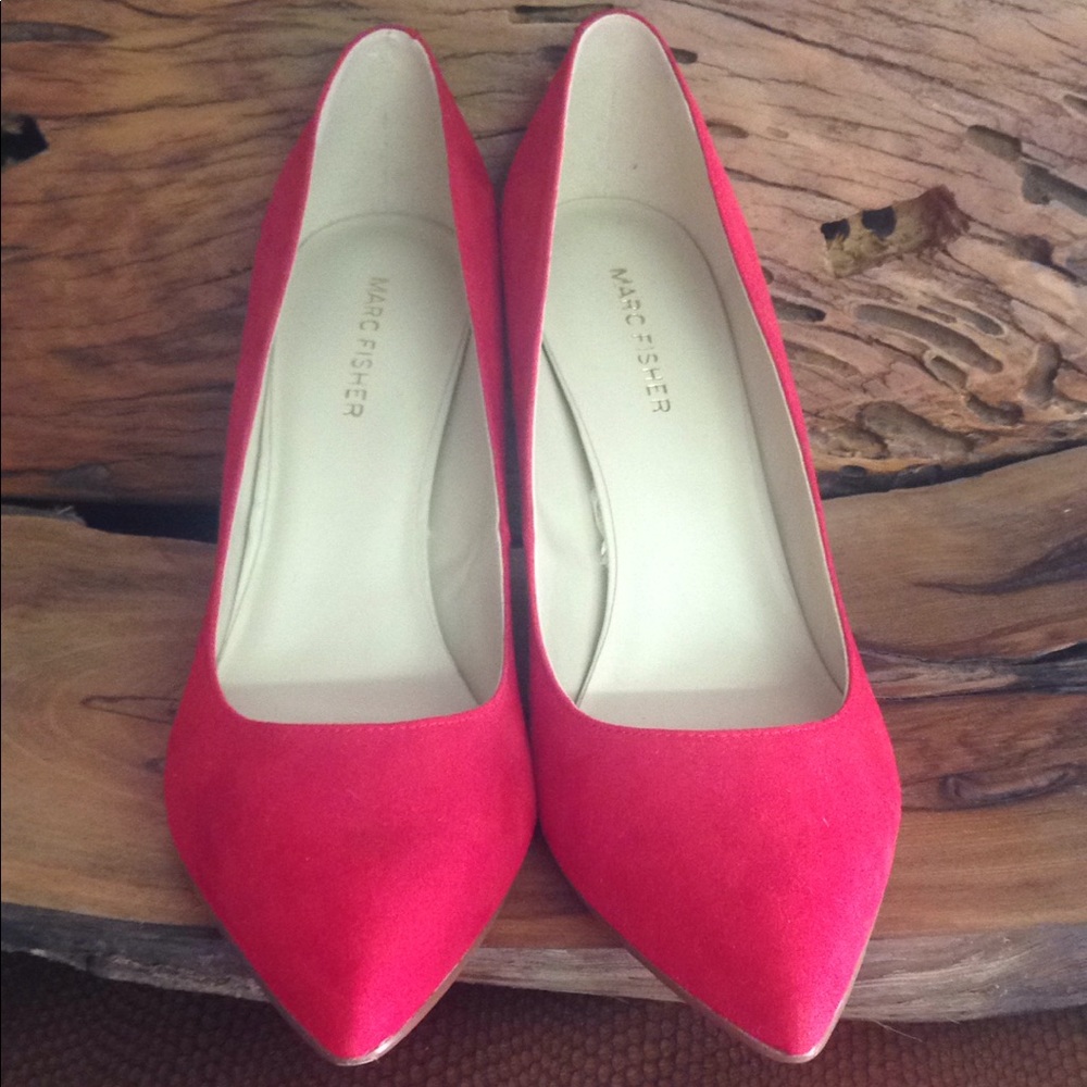 Marc Fisher Classic Red Pumps